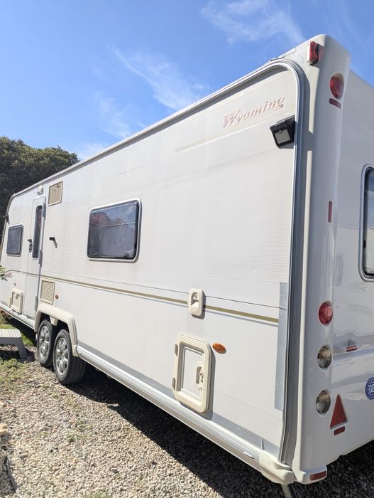 RESERVADA, Caravana Rodado duplo  ,Cama fixa  / 4 pessoas/levo ao loc