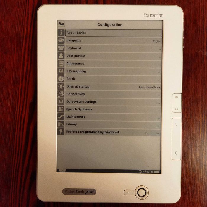 Электронная книга для учебы, чтения, изучения Pocket Book Pro 912