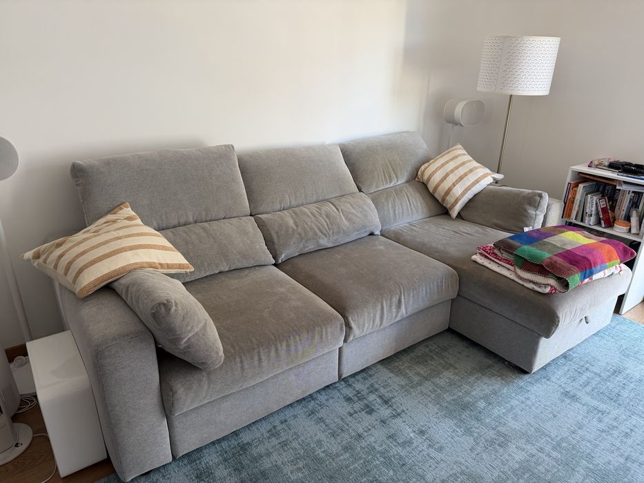Sofa IKEA elkistuna 3 lugares com chaise long