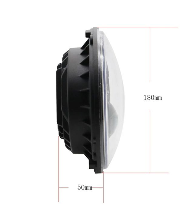 Faróis led moto 4x4