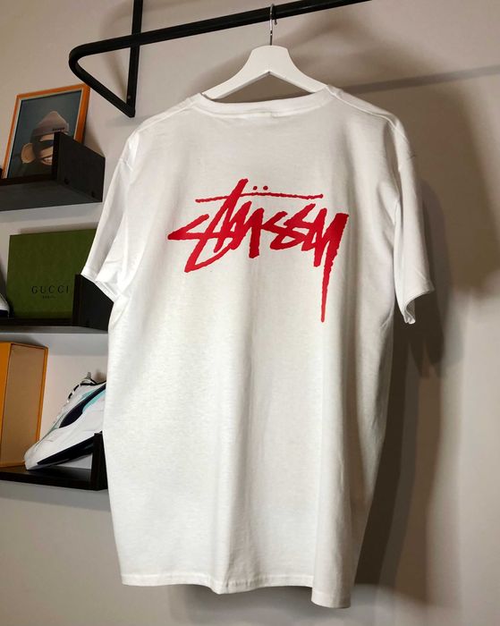 Футболка Stussy (red logo)