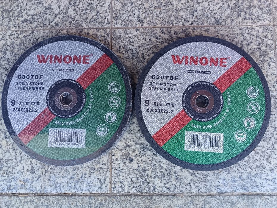 Discos cortar pedra/cerâmica 230