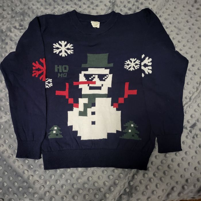 Świąteczny sweter dla chłopca roz 128 Smyk