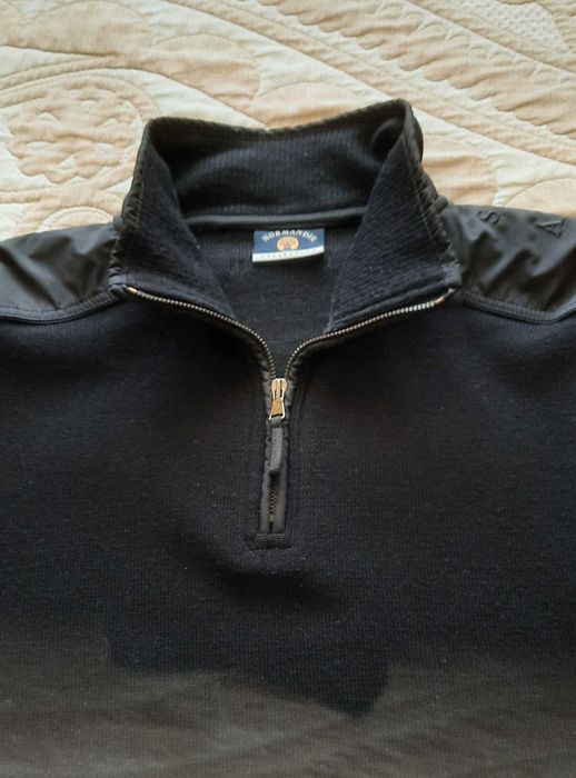 Camisola 100% pura lã, com fecho 1/4 - nova
