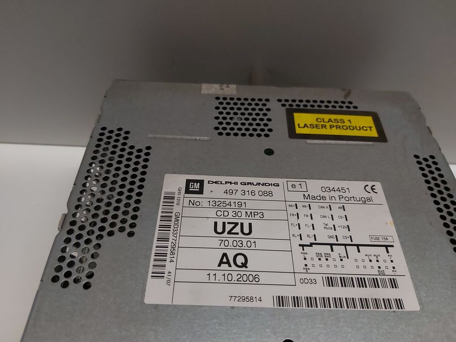 Rádio / auto-rádio OPEL Corsa D