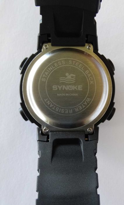 Zegarek męski Synoke elektroniczny cyfrowy stoper datownik sportowy