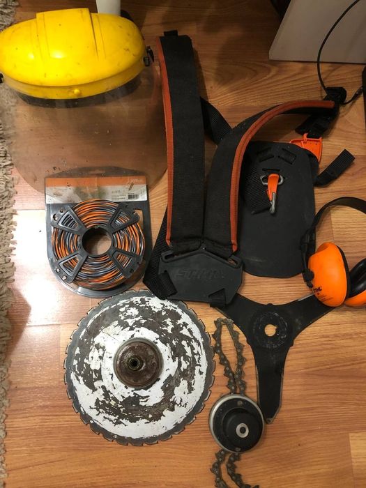 Мотокоса Штиль  FS 350+Ремень Рюкзак,щиток,навушники,насадки