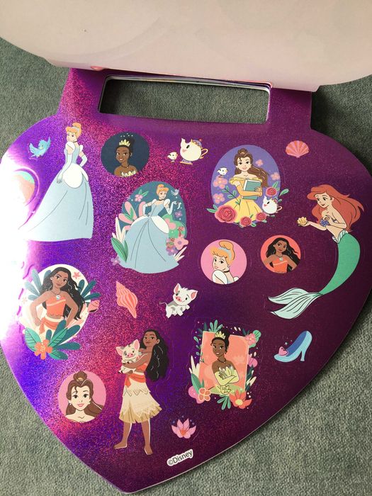 Zestaw naklejek 6 arkuszy Disney Princess Stickers