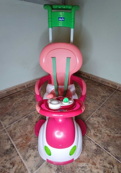 Carrinho Chicco Quattro Rosa - 4 em 1
