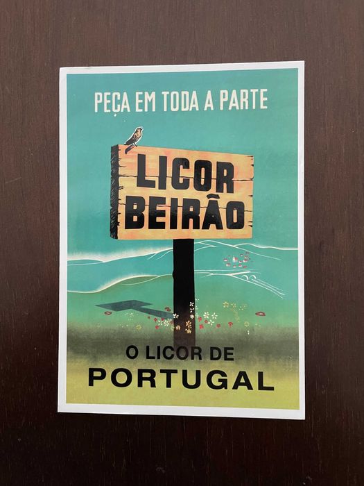 Postal ilustrado antigo - Licor Beirão