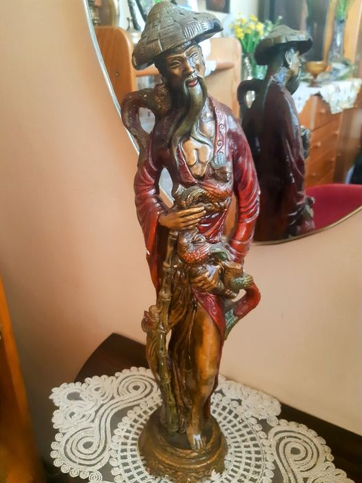 Duża Figura-rzeźba azjatycka 50 cm