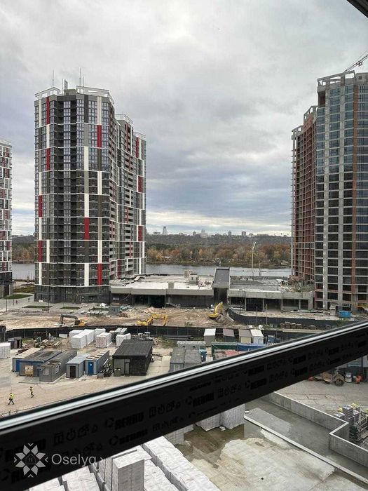 Видова на ДНІПРО 1к ЖК Русанівська гавань 52 кв Без % будинок 13-17