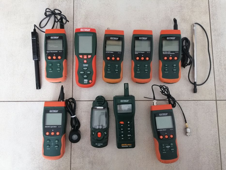 Mierniki Extech zestaw