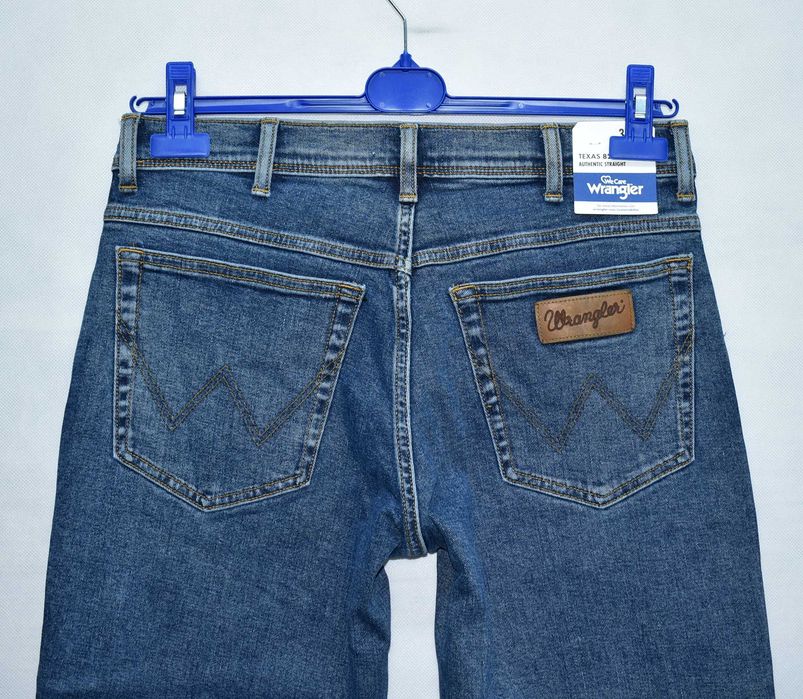 Wrangler Texas Stretch Spodnie Jeansy 33x32 Nowe