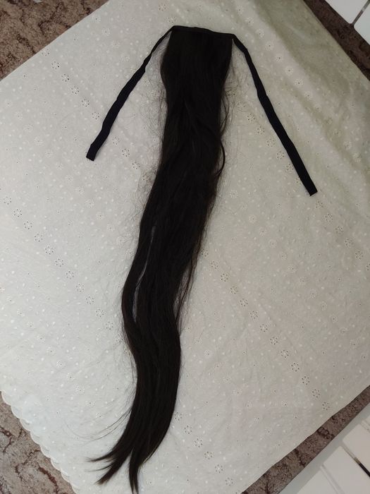 Włosy  doszeplane kolor ciemny kasztan Nowy