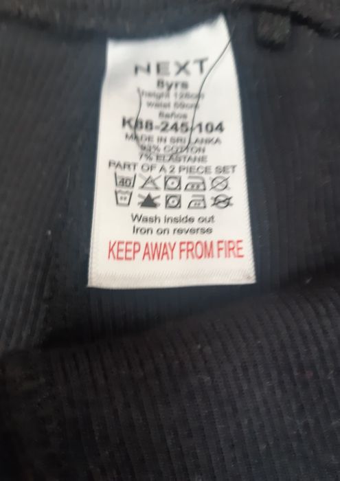 Набор от next,кофта+лосины, 8л(128 см)