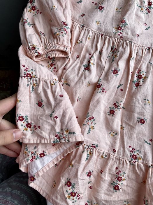 Сукня для дівчинки 98/104 сукня рожева плаття у квіти для дівчинки