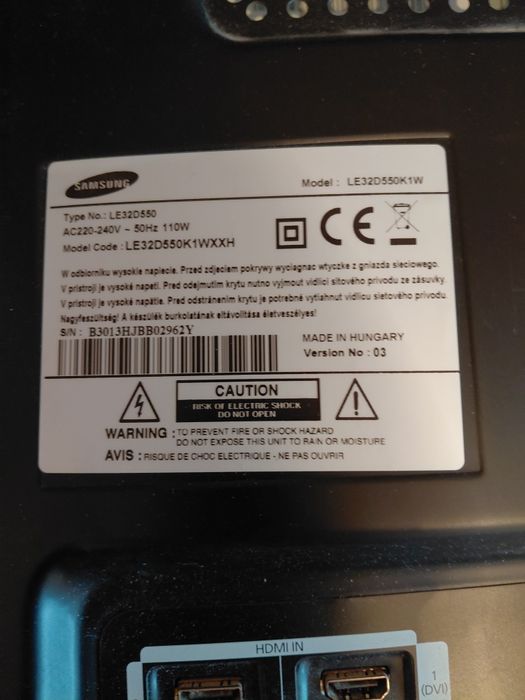 SAMSUNG 32' sprzedam