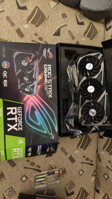 ASUS GeForce RTX 3070 ROG STRIX Gaming 8GB OC V2 LHR - Super Stan!