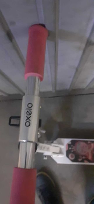 Trotinete Dobrável para crianças Oxelo (Côr de Rosa e Branco)