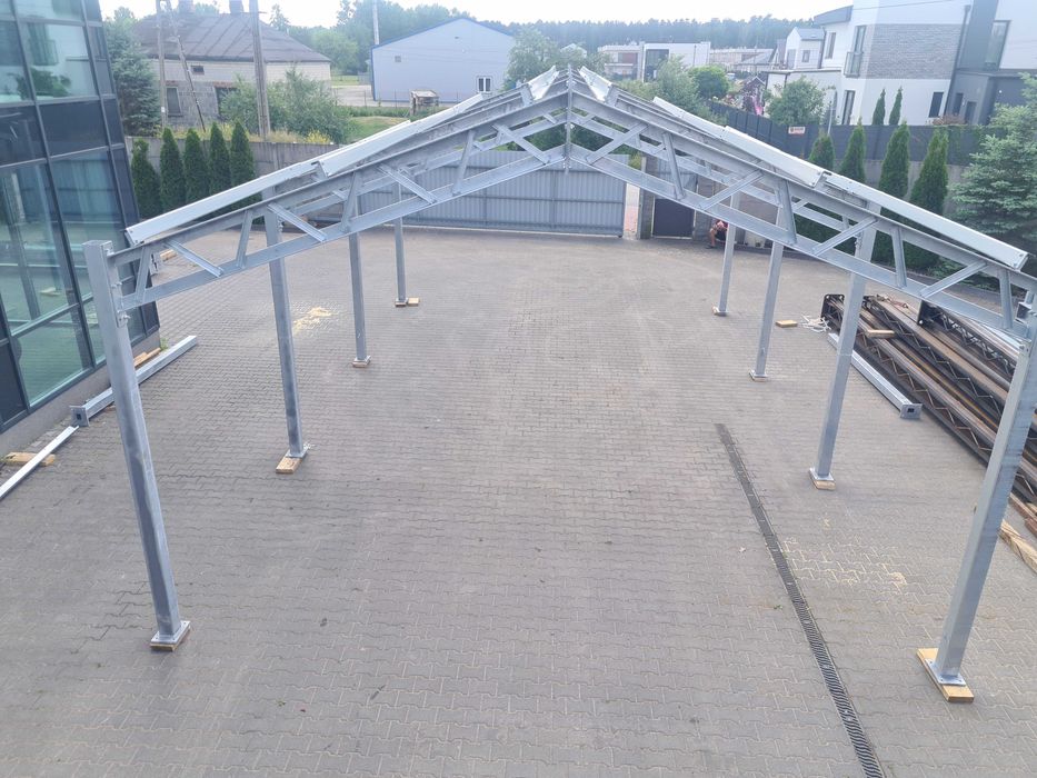 Wiata,     8m szerokości, 15m długości, 4m wysokości,        NOWA !!!