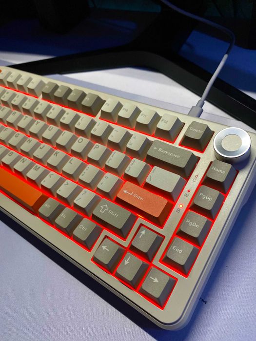 ‼️• Ajazz AK 820 Max Plus Grey / Flying Fish Switch •‼️