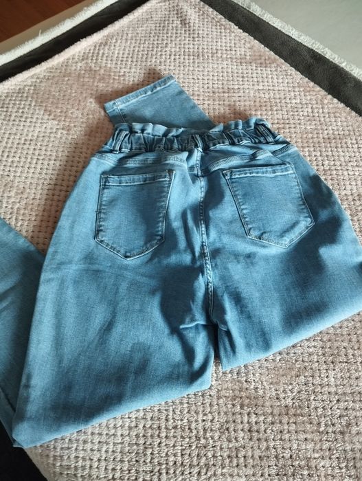 Calças de ganga azul