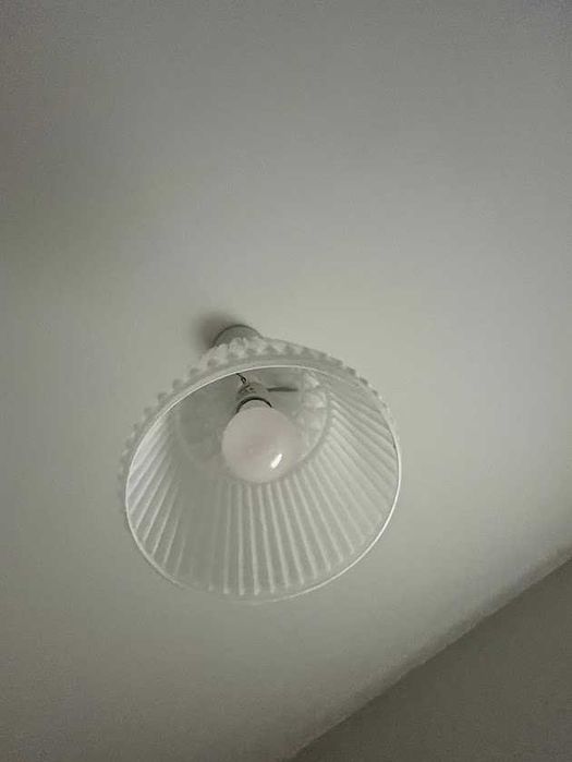 Dwie lampy sufitowe wiszące białe Ikea Vanadin Biały