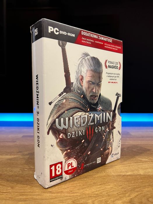 Wiedźmin 3 (PC PL 2015) slipcase box polskie premierowe wydanie