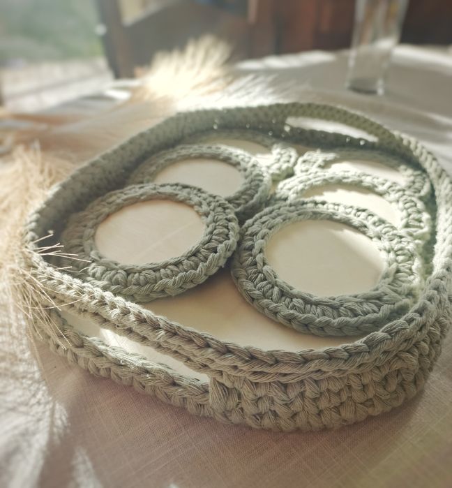 Zestaw kawowy handmade