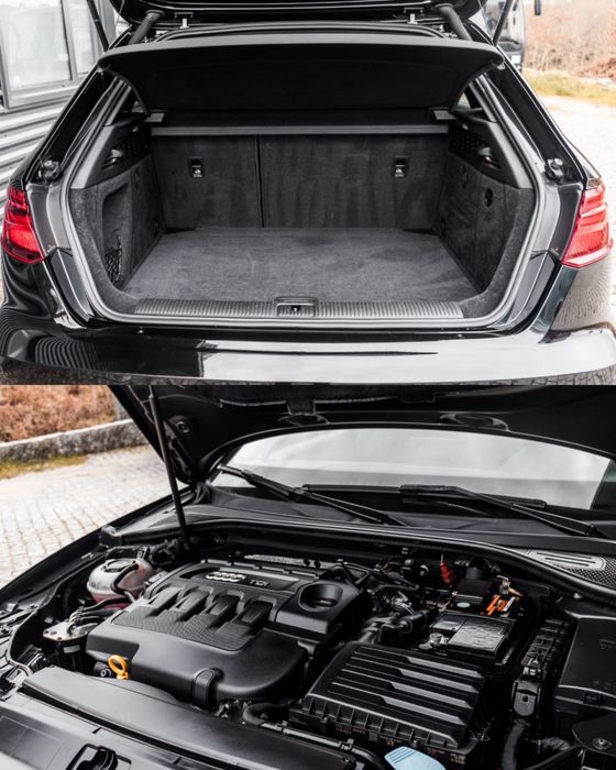 Audi a3 sportback s-line 2.0TDI 150cv “black and bronze” LOOK RS3
