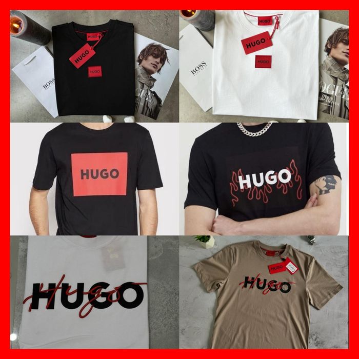 БЕЗ ПЕРЕДОПЛАТ ‼️ Футболки Hugo Boss / топ якість / S-XXL