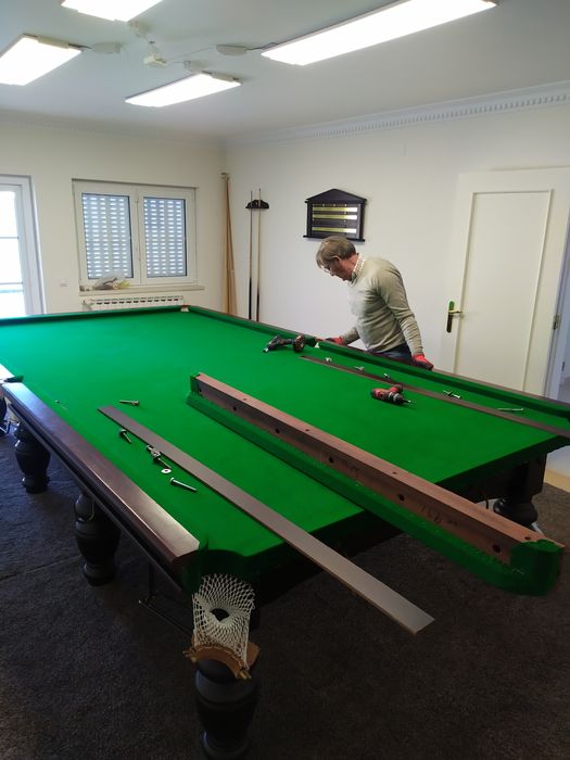 Snooker serviços de transporte e montagem