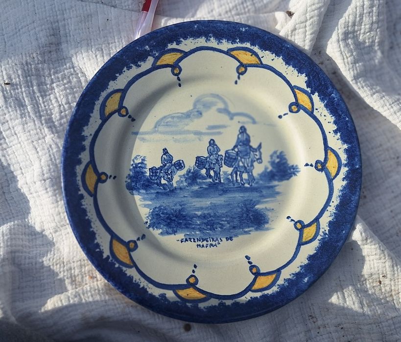 Prato decorativo Fazendeiras de Mafra