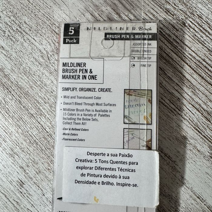 Marcadores Zebra Mildliner 2 Pontas Brush