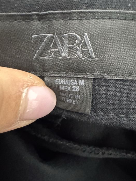 Spódnico spodenki asymetryczne czarne stylowe blogerskie zara