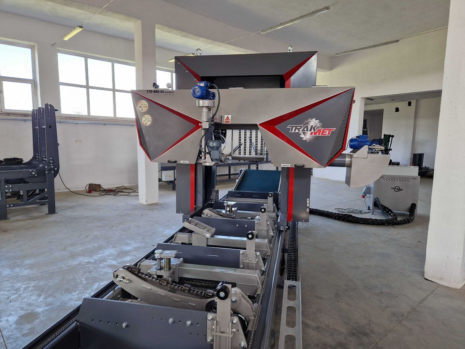 Przemysłowy trak taśmowy piła 60 mm koła 800mm TTS-800 nowy model