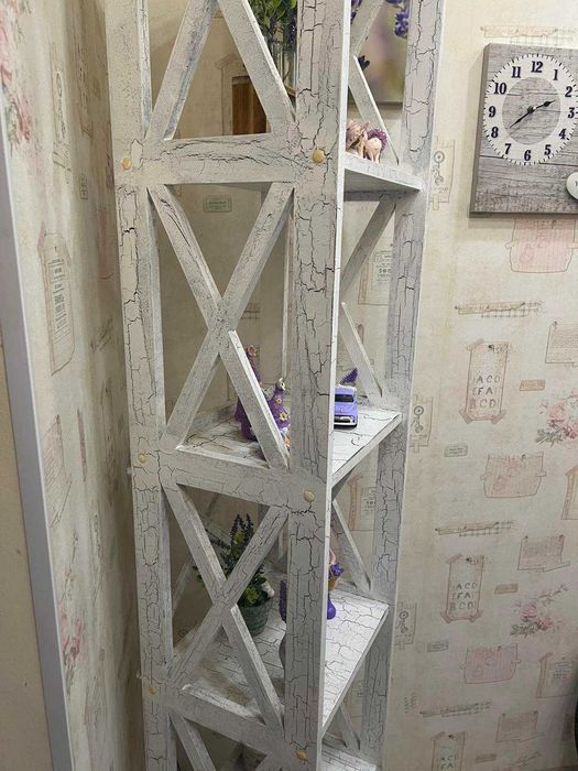 Стилаж в стиле прованс, натуральное дерево, ручная работа