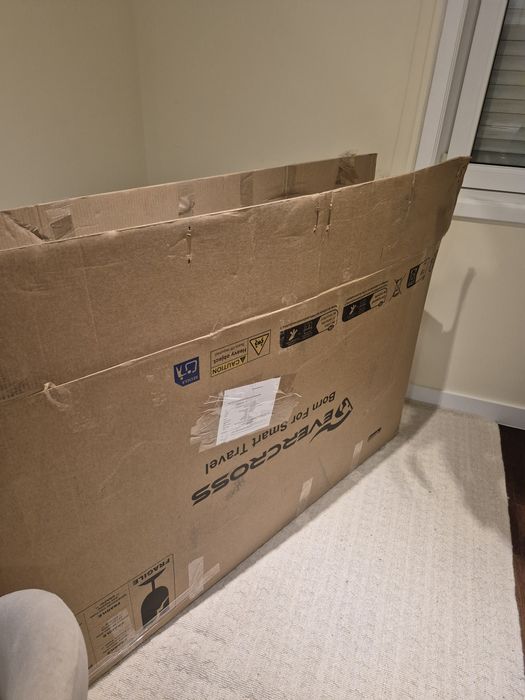 Bicicleta eletrica evercross EK8 nova na caixa