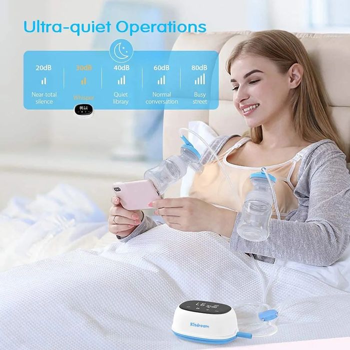 [Novo] Extrator/ Bomba Tira Leite Elétrica Dupla - Amamentação