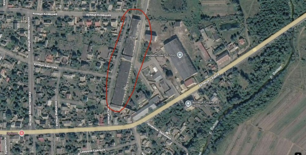 Продаж заводу Нерухомість-5165 кв. метрів. Земля- 0,9135 га