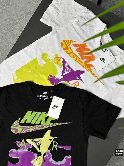 Футболка Nike Jordan Bird • Найк Джордан Чорна / Біла •  XS - XXL