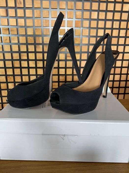 Czarne szpilki, platformy, rozm 39 (male)