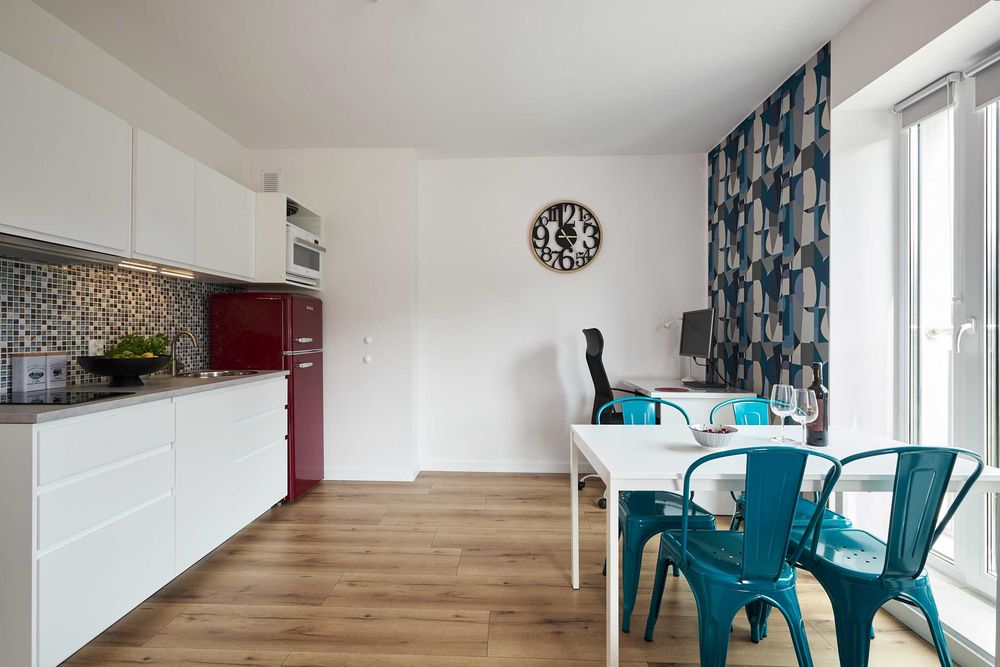 Blue Apartament & Office Kudowa-Zdrój - strefa Home Office & Piwne SPA