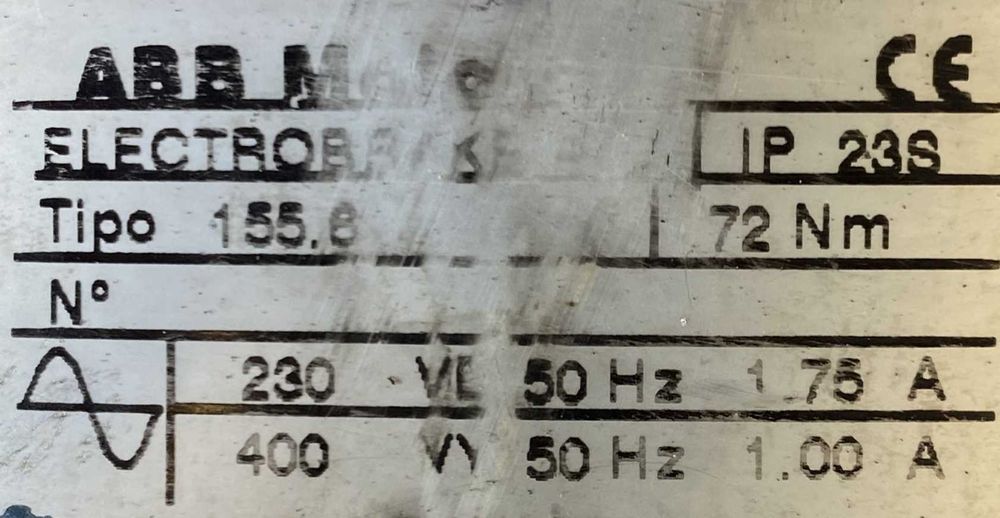 silnik elektryczny 4kW 1435obr. 3fazowy HAMULEC ABB