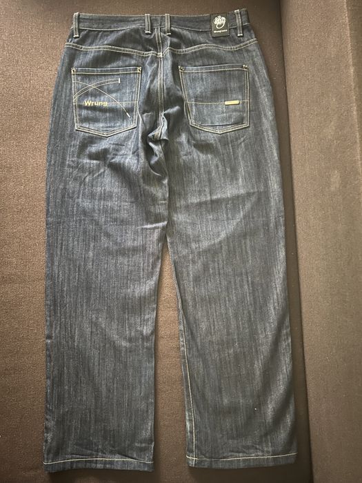 Wrung Spodnie jeansowe rozmiar 34 stoprocent prosto plny baggy