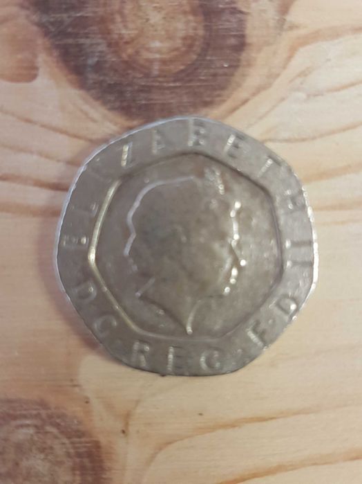 Moeda 20 Pence 2001