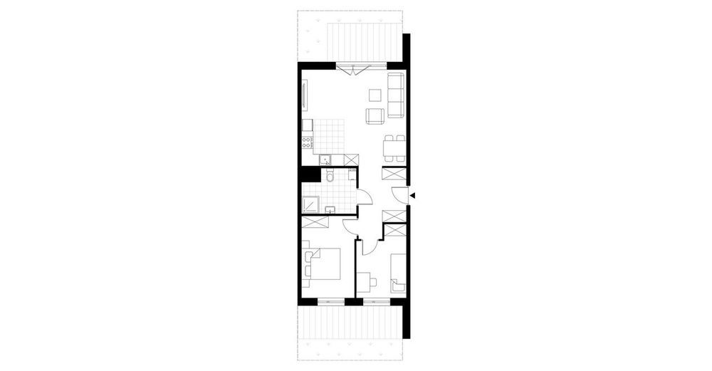 3-pokojowe mieszkanie 62 m² + ogródek - Widok 4