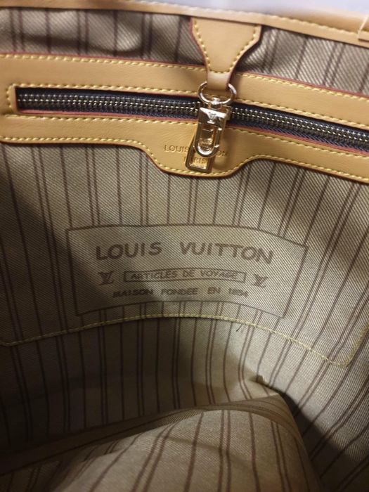 Brązowa torebka Lv neverfull monogram piękna duża premium