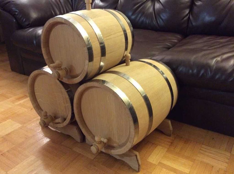 Дубова бочка для алкоголю діжка  для зберігання вина віскі самогону